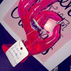 925 India purple stones ring